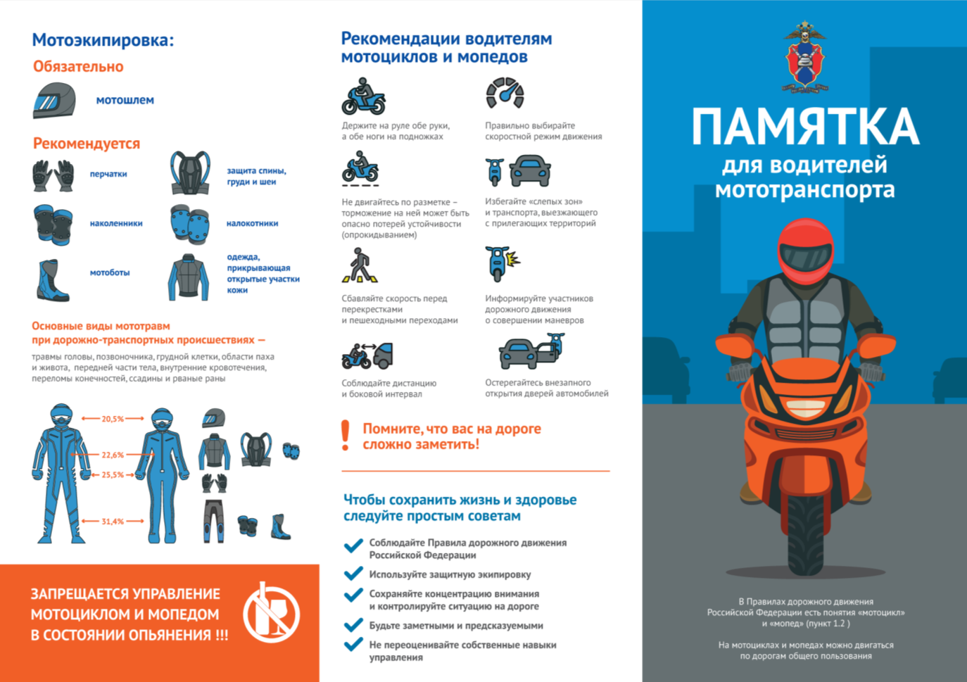 Открытие мотосезона – важные правила безопасности!.